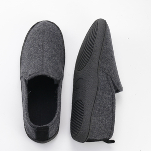 Sandales d'intérieur et d'extérieur en laine, chaussures en <span class=keywords><strong>feutre</strong></span> confortables, design classique, pour maison, mousse à mémoire de forme, décontractées, livraison gratuite - Product Image 5