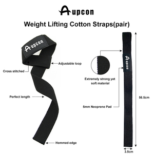 나일론 손목 랩스 웨이트 리프팅 스트랩 피트니스 안전 지지대 - Product Image 4