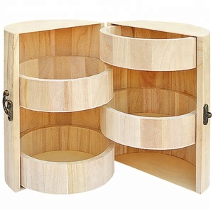 small simple FSC wooden chocolate packing box