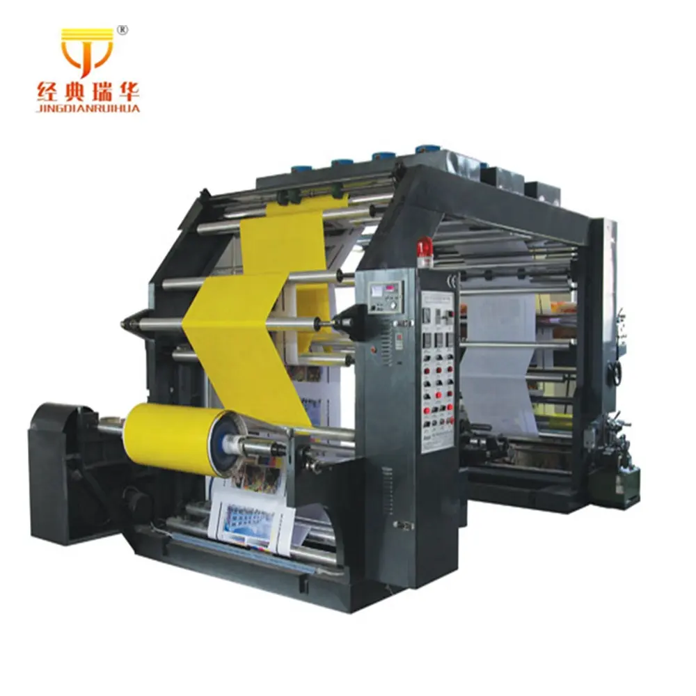 Máquina de impresión de lámina de plástico CMYK Flexo a todo Color