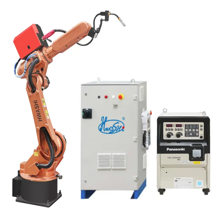 Endüstriyel CNC ark mig kaynak robotu/robotik kol 6 eksen Servo Motor
