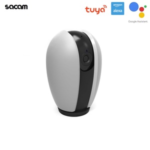 Compatible con <span class=keywords><strong>Alexa</strong></span> Tuya 2P2 1080 p inalámbrico WiFi <span class=keywords><strong>IP</strong></span> cámara de seguridad con detección de movimiento PTZ - Product Image 1