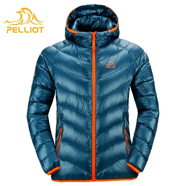 2022 Hot Sale Style Top Brand Goose Down Jacket Stand OEM Service Adults Winter Running & Climbing Support Zipper Polyamide
