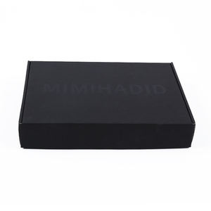 Haute qualité matériau recyclé noir acheter boîtes d'emballage pour vêtements - Product Image 6