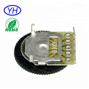 Customized 8mm carbon film linear variable resistor 500 k trimmer potentiometers - Product Image 2