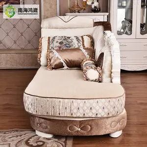 Muebles de Sala de Estar de Madera Tallada Estilo Antiguo Francés Europeo - Product Image 6