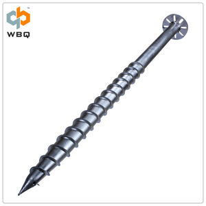 フランジプレート付きWBQスチールグラウンドスクリューパイル - Product Image 5