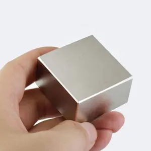 Manufacturer N55 N53 N52 Super Strong Rare Earth Permanent Neodymium Magnet block Supplier