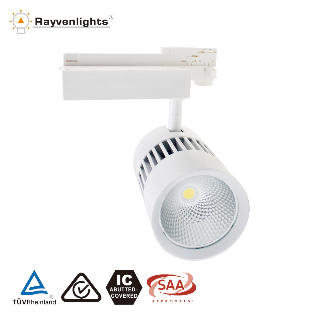 Led Spot Light High Power 50w Gallery Led Track Lighting 40w Cob Led Track Spot Light