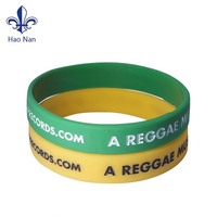 Pulsera de Silicona Ecológica Impermeable con Diseño Nuevo al por Mayor, con Logotipo Personalizado para Uso Promocional