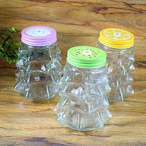 500ml <strong>Christmas</strong> <strong>Tree</strong> Shape Wide Mouth Glass Mason <strong>Jar</strong> with Lid and Straws - Product Image 2