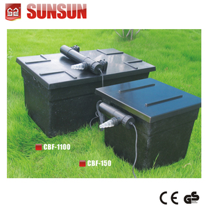 SUNSUN <span class=keywords><strong>Filtre</strong></span> d'étang écologique série CPF <span class=keywords><strong>pour</strong></span> jardins <span class=keywords><strong>Lampe</strong></span> <span class=keywords><strong>UV</strong></span> 18W <span class=keywords><strong>Filtre</strong></span> à poissons Koi en plastique ABS intégré - Product Image 5