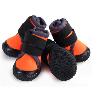 새로운 야외 유지 따뜻한 미끄럼 큰 애완 동물 부츠 개 신발 - Product Image 6