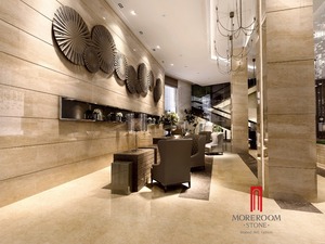Piastrelle in Porcellana Lucida Effetto Travertino Romano per Pavimenti e Pareti, Simile al Marmo, Design Moderno per Interni - Product Image 2