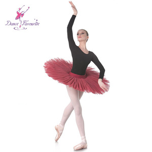Borgogna di balletto di ballo del tutu del pannello esterno per <span class=keywords><strong>le</strong></span> ragazze e <span class=keywords><strong>le</strong></span> donne pancake <span class=keywords><strong>tutù</strong></span> BLL001-5 - Product Image 2