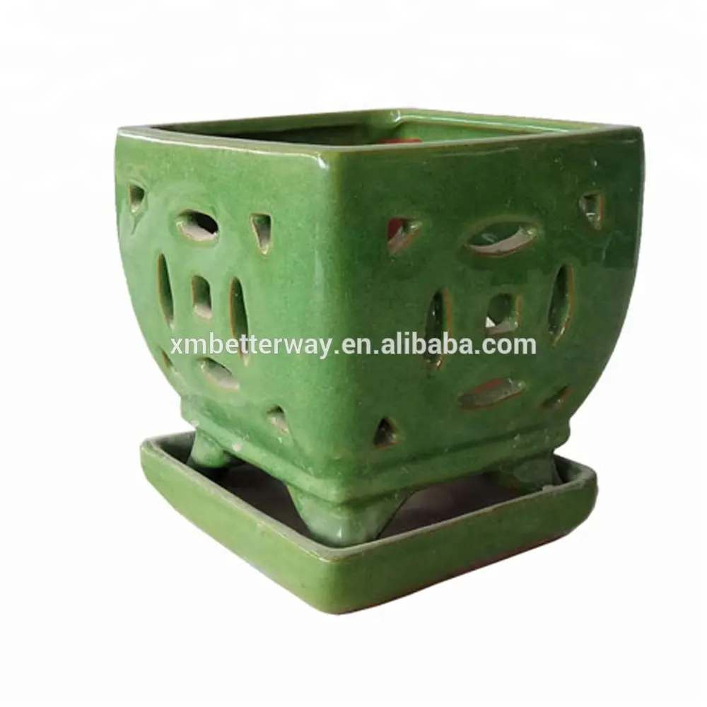 2018 new terracotta pots wholesale garden planters bonsai pots ceramic