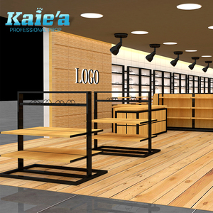 Wood <strong>hanging</strong> clothes gondola <strong>shelf</strong> for supermarket equipment wooden <strong>product</strong> <strong>display</strong> gondola supermarket shelves - Product Image 5