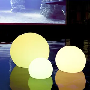 70 cm licht-up led RGB strand außen garten beleuchtung kugel kunststoff ball