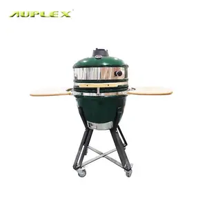 Barbecue 130*73*122 L*D*H Extra Pizza Egg grills Green color Ceramic Kamado BBQ Oven