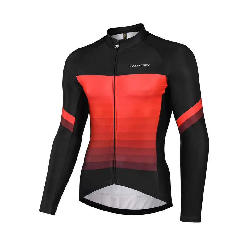 Winter Cycling Jerseys Long Sleeve Road Bike Clothes Cold Weather Riding Gear Wholesale 2018