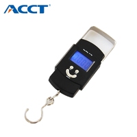 Balance électronique numérique à LED pour bagages, 50kg, 100g, valise avec lampe torche, format poche, voyage
