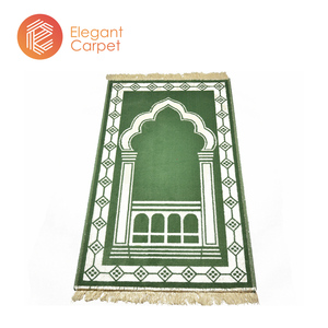 Bellissimo <span class=keywords><strong>Tappeto</strong></span> da Preghiera Islamico in <span class=keywords><strong>Viscosa</strong></span> Turca Realizzato a Macchina per Moschee - Product Image 6