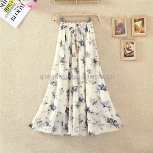 Summer new national wind bohemian beach dress half-length dress chiffon dress