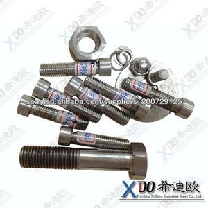 317l oocr19ni13mo3 s31726 pernos <span class=keywords><strong>con</strong></span> doble cabeza pernos <span class=keywords><strong>tuercas</strong></span> <span class=keywords><strong>tuercas</strong></span> espárrago tornillo allen perno de cabeza cuadrada <span class=keywords><strong>con</strong></span> t - Product Image 1