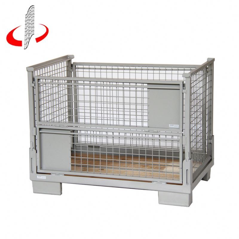 En gros Prix Pliable Galvanisé Récipient En Métal Tressé Pliable
