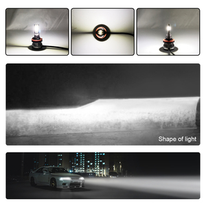 EURS Nuovo Kit 2 Pezzi H4/H7 8000LM 6000K 36W Fari LED per Auto in Alluminio Aeronautico Senza Ventola e Luci Fendinebbia 9005 HB3 9006 HB4 - Product Image 6