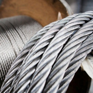 Câble en acier galvanisé à haute teneur en carbone avec âme en fibre optique 1x19 DIA 6MM 8X25FI+FC pour levage d'avions - Product Image 4