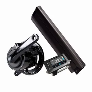 Sensor Torsi Sepeda Gunung Jarak Jauh, Sepeda Motor Dudukan Tengah 36V 250W Sistem Drive Pusat Tengah untuk Kit Sepeda Elektrik