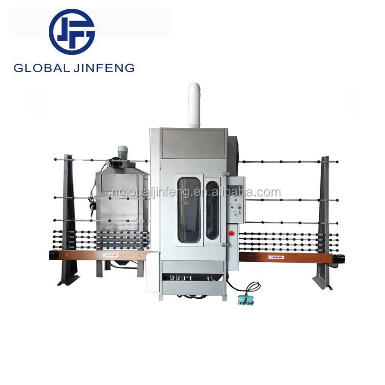 JFP-2000 vertical automatic glass sandblaster sandblast machine