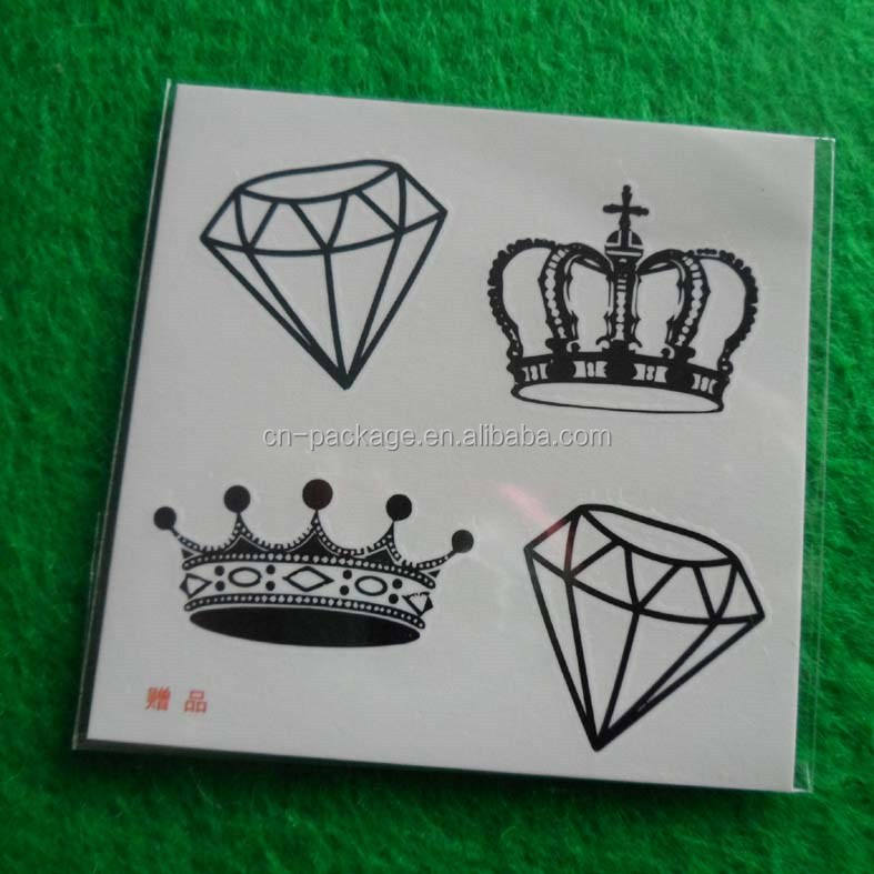 Diamond Crown Tattoo Elegant Temporary Tattoos for All
