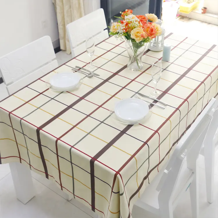 Toalha de mesa de tela estampada eco-amigo, venda no atacado