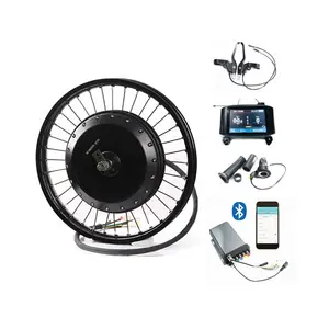 QS 273 10kw potência de pico do motor bicicleta elétrica kit de conversão do motor com sistema sabvoton