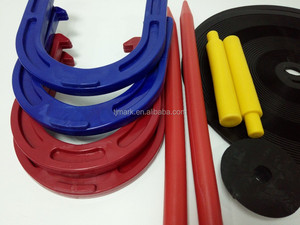 Juego de Herraduras Portátil para Jardín Familiar - Juguete Profesional de Lanzamiento para Fiestas de Verano, Diversión en la <span class=keywords><strong>Playa</strong></span> y el Patio Trasero - Product Image 5