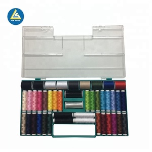 Big Plastic <strong>Sewing</strong> Kit <strong>Box</strong> With 45pcs Polyester <strong>Sewing</strong> Thread - Product Image 4