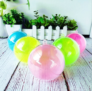 Palline Trasparenti da Appendere all'Albero di Natale 20-200mm per Decorazioni Natalizie, Matrimoni e Feste - Product Image 5