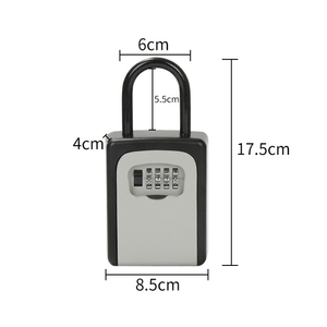 Venta caliente <span class=keywords><strong>Keybox</strong></span> 4 Digit Montado en la pared Perilla de la puerta Caja de bloqueo de llave Cajas fuertes montadas en la pared - Product Image 3