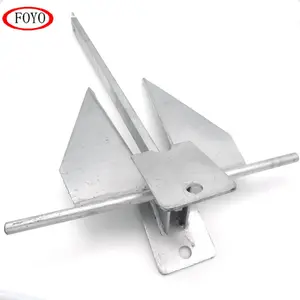Ancora Danforth Fluke in Acciaio Zincato Foyo per Imbarcazioni, Motoscafi e Kayak - Product Image 1