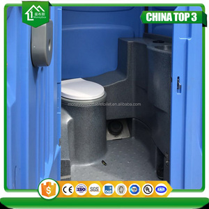 Extérieures en fiber de verre haute capacité réservoir <span class=keywords><strong>d</strong></span>'eau 180L assis toilettes publiques mobiles avec lavabo - Product Image 4