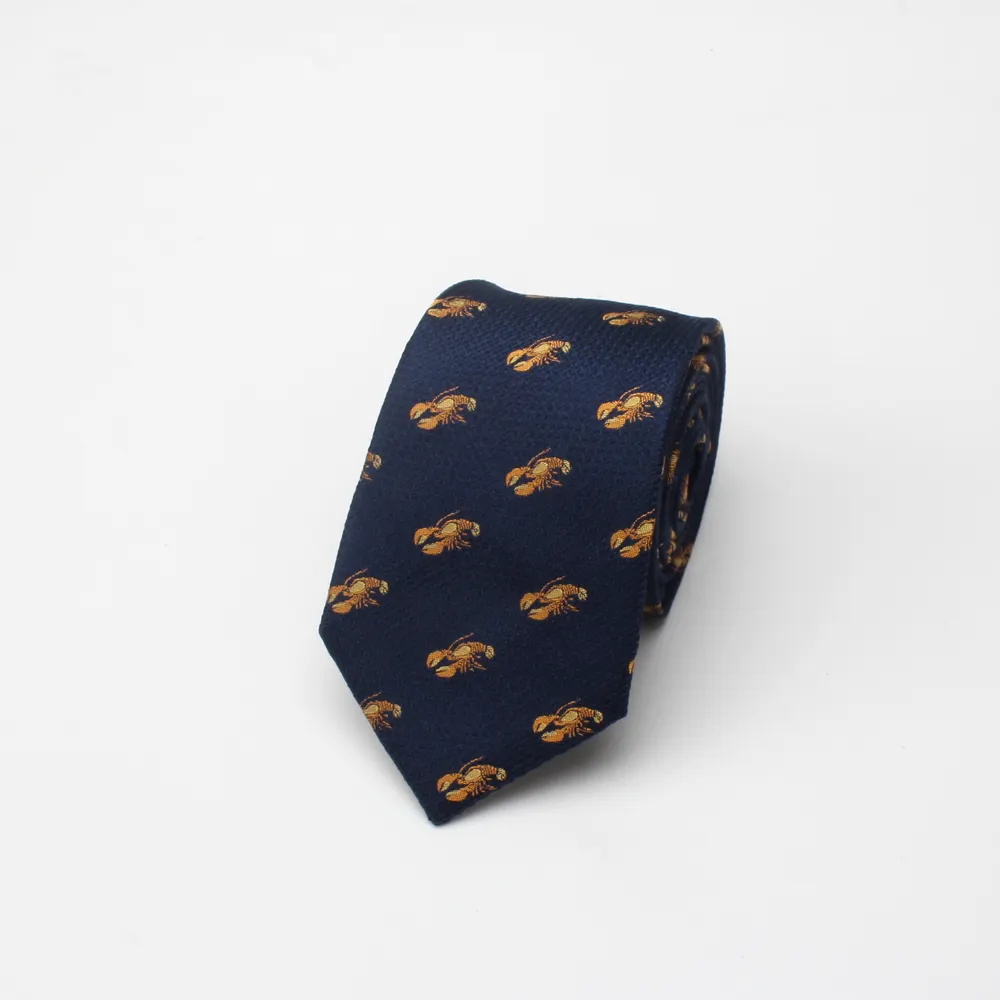 Custom made silk jacquard woven necktie novelty tie