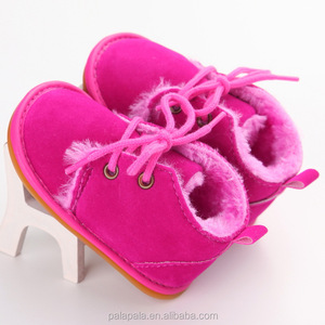 <span class=keywords><strong>Scarpe</strong></span> Oxford in Pelle per Neonati 2022, Stivaletti in Gomma per Bambini, Stivali Invernali con Lacci in Camoscio per Neonati - Product Image 6