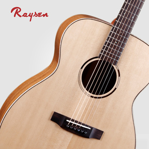 Guitare acoustique en forme de OM, vente chaude <span class=keywords><strong>2018</strong></span>, guitare acoustique à dos rond en koa, fabrication d'usine - Product Image 5
