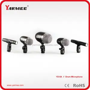 Professionnel Tambour Microphone pour Kit De Batterie Instruments de musique 5 pcs par ensemble YD5A--YARMEE
