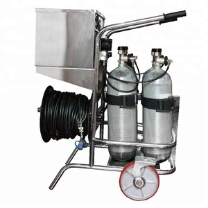 ट्राली के साथ लंबी ट्यूब हवा श्वास तंत्र <span class=keywords><strong>SCBA</strong></span> अग्निशमन के लिए कार्बन फाइबर सिलेंडरों - Product Image 3