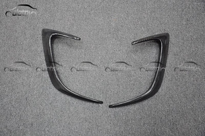 Nouveaux autocollants de garde-boue latéraux en Fiber de carbone séparateurs de canards de lèvre de pare-chocs avant et arrière pour Mercedes Benz W205 C205 <span class=keywords><strong>C63s</strong></span> - Product Image 6