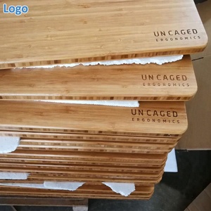 Hiện Đại Thân Thiện Với Môi 1 ''Dày Hình Chữ Nhật Đường Cong Nhà Văn Phòng Bàn UV Chữa Khỏi Rắn Tre Bảng Tops Ergonomic Mở rộng Văn Phòng - Product Image 5