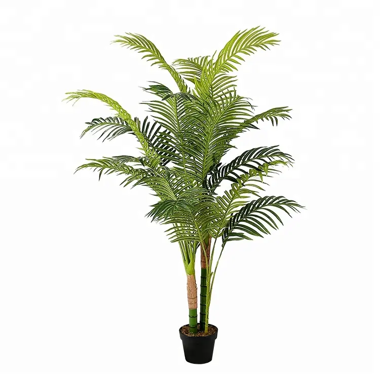 Vente directe d'usine 1.5m Hawaii Palmier Plantes Artificielles